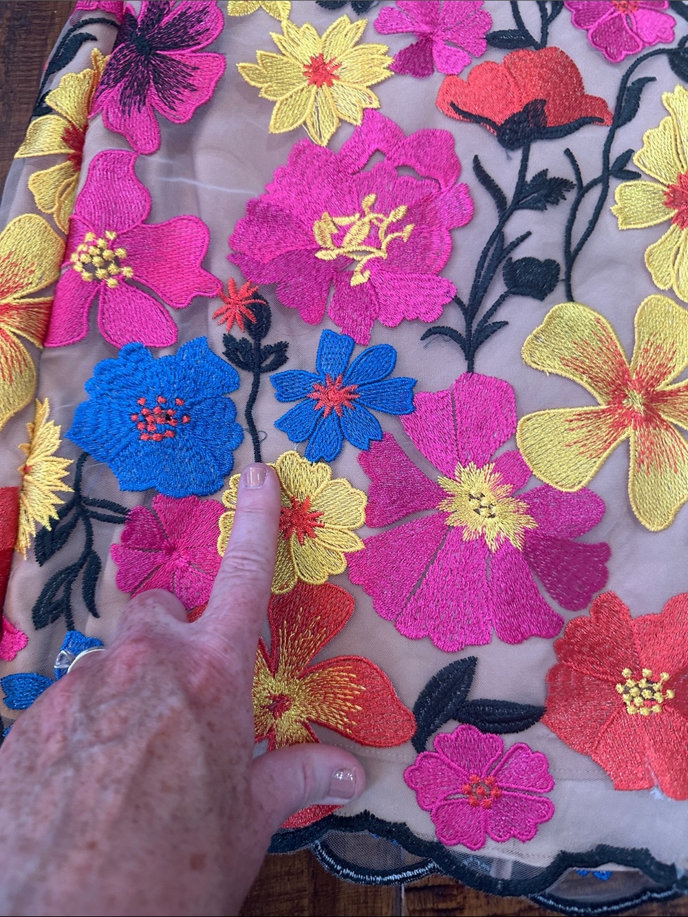🌸 Milly Floral Embroidered Two-Piece Top & Skirt Set 🌸 - Picture 13 of 13
